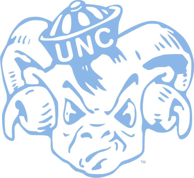 North Carolina Tar Heels 1954-1967 Alternate Logo iron on paper